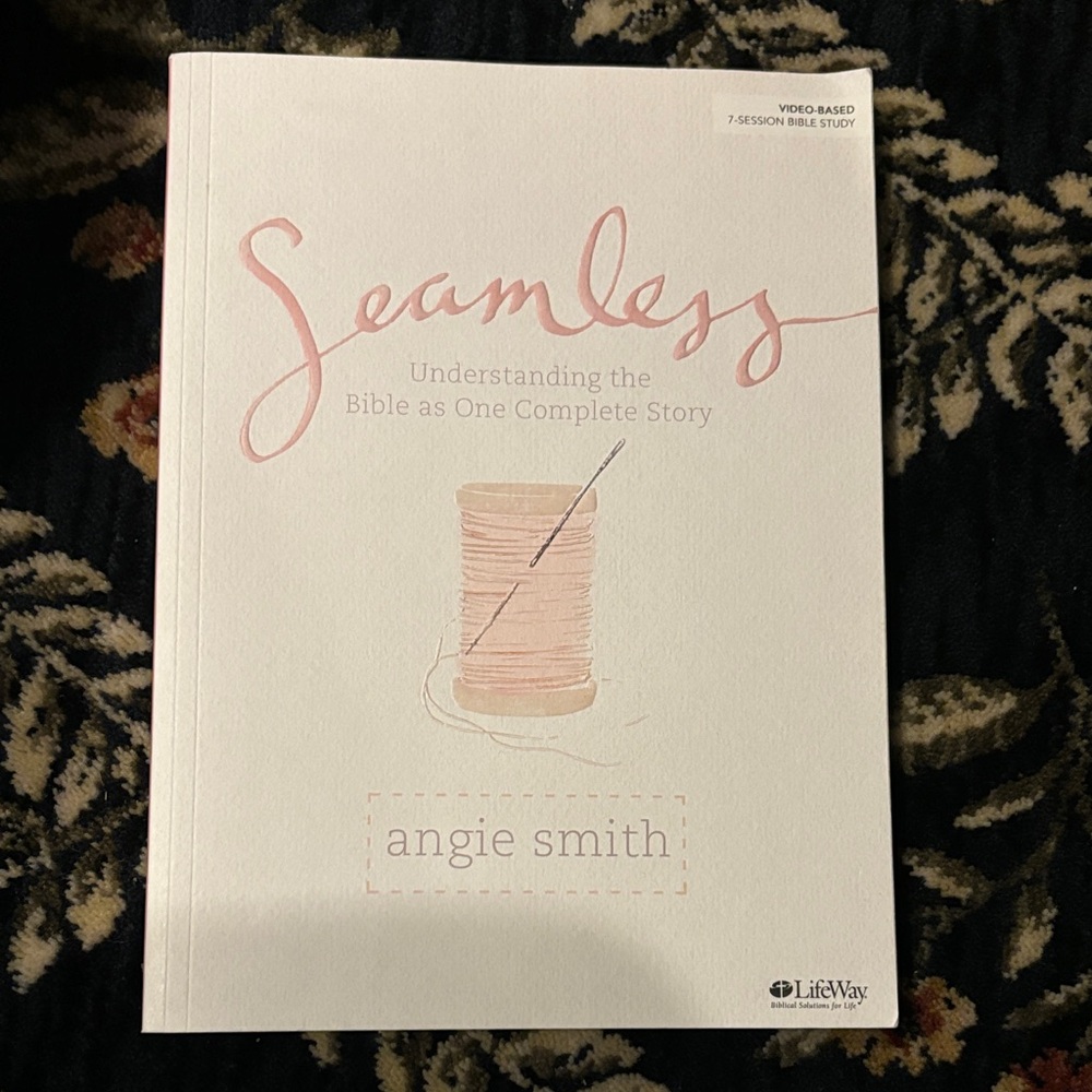 Seamless Bible Study Guide by Angie Smith - White and Pink